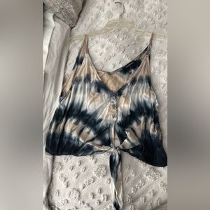 Crop tank tie dye